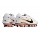 Nike Tiempo Legend X Elite FG Nuove Bianco Oro Nero