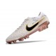 Nike Tiempo Legend X Elite FG Nuove Bianco Oro Nero