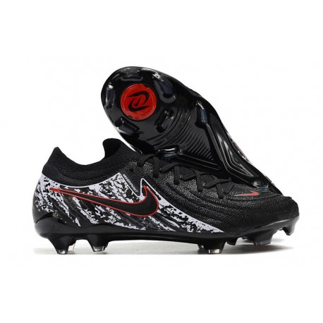 Scarpe Nike Phantom GX 2 Elite FG Nero Bianco Rosso