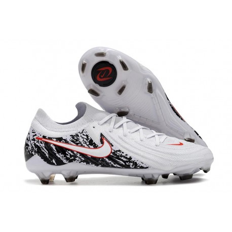 Scarpe Nike Phantom GX 2 Elite FG Bianco Nero Rosso