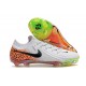 Scarpe Nike Phantom GX 2 Elite FG Bianco Nero Arancione