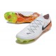 Scarpe Nike Phantom GX 2 Elite FG Bianco Nero Arancione