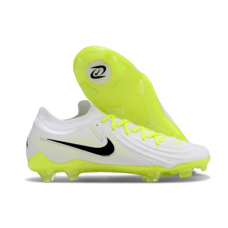 Scarpe Nike Phantom GX 2 Elite FG Bianco Nero Giallo