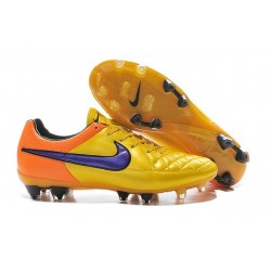 NIKE Nike Tiempo Legend V fg scarpe sportive calcio uomo Arancione Laser Violetto