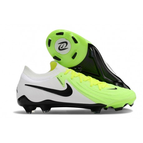 Scarpe Nike Phantom GX 2 Elite FG Verde Bianco Nero