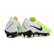 Scarpe Nike Phantom GX 2 Elite FG Verde Bianco Nero