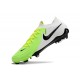 Scarpe Nike Phantom GX 2 Elite FG Verde Bianco Nero