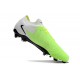 Scarpe Nike Phantom GX 2 Elite FG Verde Bianco Nero