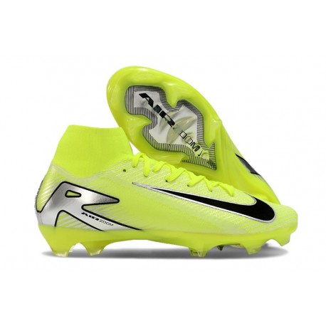 Nike Mercurial Superfly 10 Elite FG Volt Nero Argento