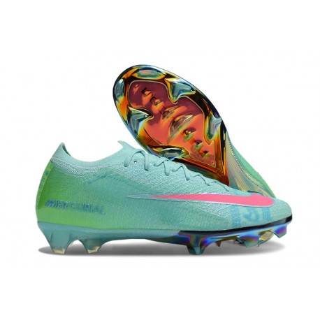 Scarpe Nuove Nike Mercurial Vapor 16 Elite FG Turchese Hyper Rosa