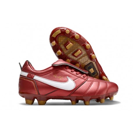 Nike Tiempo Legend 10 Elite FG Ronaldo Rosso Bianco