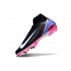 Nike Air Zoom Mercurial Superfly X Elite FG Nero Bianco Rosa Blu