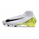 Nike Air Zoom Mercurial Superfly X Elite FG Bianco Nero Giallo