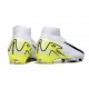 Nike Air Zoom Mercurial Superfly X Elite FG Bianco Nero Giallo