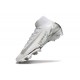 Nike Air Zoom Mercurial Superfly X Elite FG Bianco Argento