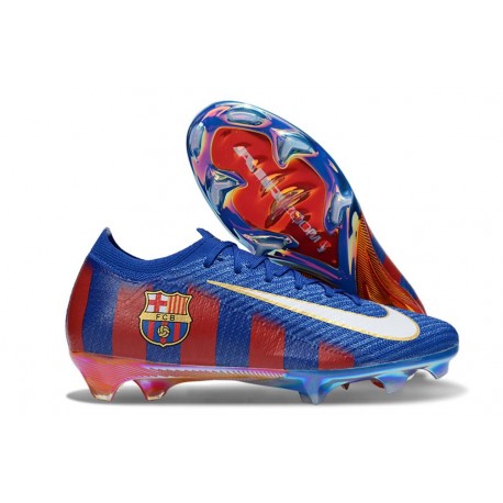 Nike Air Zoom Mercurial Vapor 16 Elite FG Barcelona Blu Bianco Rosso