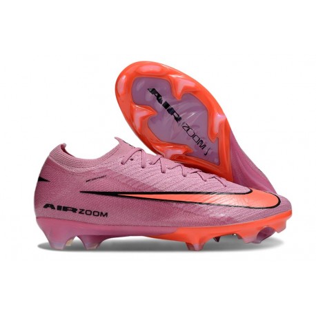 Nike Air Zoom Mercurial Vapor 16 Elite FG Magic Flamingo Nero Total Cremisi