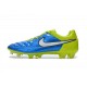Scarpe da Calcio Nike Tiempo Legend V FG Blu Volt Bianco