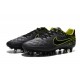 Scarpe da Calcio Uomo Scarpe Nike Tiempo Legend V FG Terreni Compatti Antracide Nero Volt