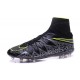 Uomo Nike HyperVenom Phantom II ACC FG scarpe da calcio Nero Metallic Hematite Volt