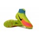 2016 Scarpe da Calcio Nike Magista Obra 2 FG Volt Nero Arancione Totale