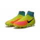 2016 Scarpe da Calcio Nike Magista Obra 2 FG Volt Nero Arancione Totale