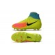 2016 Scarpe da Calcio Nike Magista Obra 2 FG Volt Nero Arancione Totale