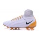 2016 Scarpe da Calcio Nike Magista Obra 2 FG Bianco Oro