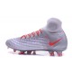 2016 Scarpe da Calcio Nike Magista Obra 2 FG Grigeo Arancione