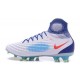 2016 Scarpe da Calcio Nike Magista Obra 2 FG Bianco Blu Arancione