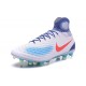 2016 Scarpe da Calcio Nike Magista Obra 2 FG Bianco Blu Arancione