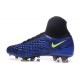 Nuovo Tacchetti Nike Magista Obra 2 FG Blu Nero Volt