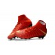 Scarpe da Calcio Nuovo Nike Hypervenom Phantom 3 DF FG - Rosso Oro