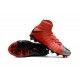 Scarpe da Calcio Nuovo Nike Hypervenom Phantom 3 DF FG - Rosso Grigio Nero