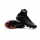 Scarpe da Calcio Nuovo Nike Hypervenom Phantom 3 DF FG - Nero Metallico