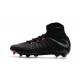 Scarpe da Calcio Nuovo Nike Hypervenom Phantom 3 DF FG - Nero Metallico