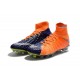 Scarpe da Calcio Nuovo Nike Hypervenom Phantom 3 DF FG - Arancio Blu