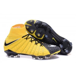 Nike Hypervenom Phantom III Dynamic Fit FG ACC Scarpa Calcio (Giallo Nero)