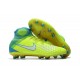 Nuove Scarpe da Calcio Nike Magista Obra 2 FG Verde Blu
