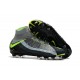 Nike Hypervenom Phantom III Dynamic Fit FG ACC Scarpa Calcio (Nero Grigio Verde)