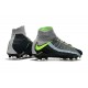 Nike Hypervenom Phantom III Dynamic Fit FG ACC Scarpa Calcio (Nero Grigio Verde)