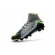 Nike Hypervenom Phantom III Dynamic Fit FG ACC Scarpa Calcio (Nero Grigio Verde)