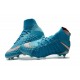 Nike Hypervenom Phantom III Dynamic Fit FG ACC Scarpa Calcio (Blu Bianco)