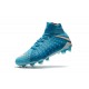 Nike Hypervenom Phantom III Dynamic Fit FG ACC Scarpa Calcio (Blu Bianco)