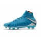 Nike Hypervenom Phantom III Dynamic Fit FG ACC Scarpa Calcio (Blu Bianco)
