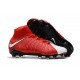 Scarpe da Calcio Nuovo Nike Hypervenom Phantom 3 DF FG - Rosso Bianco
