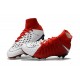 Scarpe da Calcio Nuovo Nike Hypervenom Phantom 3 DF FG - Rosso Bianco