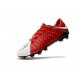 Scarpe da Calcio Nike Hypervenom Phantom 3 FG - Rosso Bianco Nero