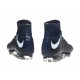 Nuovo Nike Hypervenom Phantom III DF FG Scarpa Calcio Blu Nero Bianco