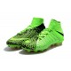 Nuovo Nike Hypervenom Phantom III DF FG Scarpa Calcio EA Verde Nero Oro